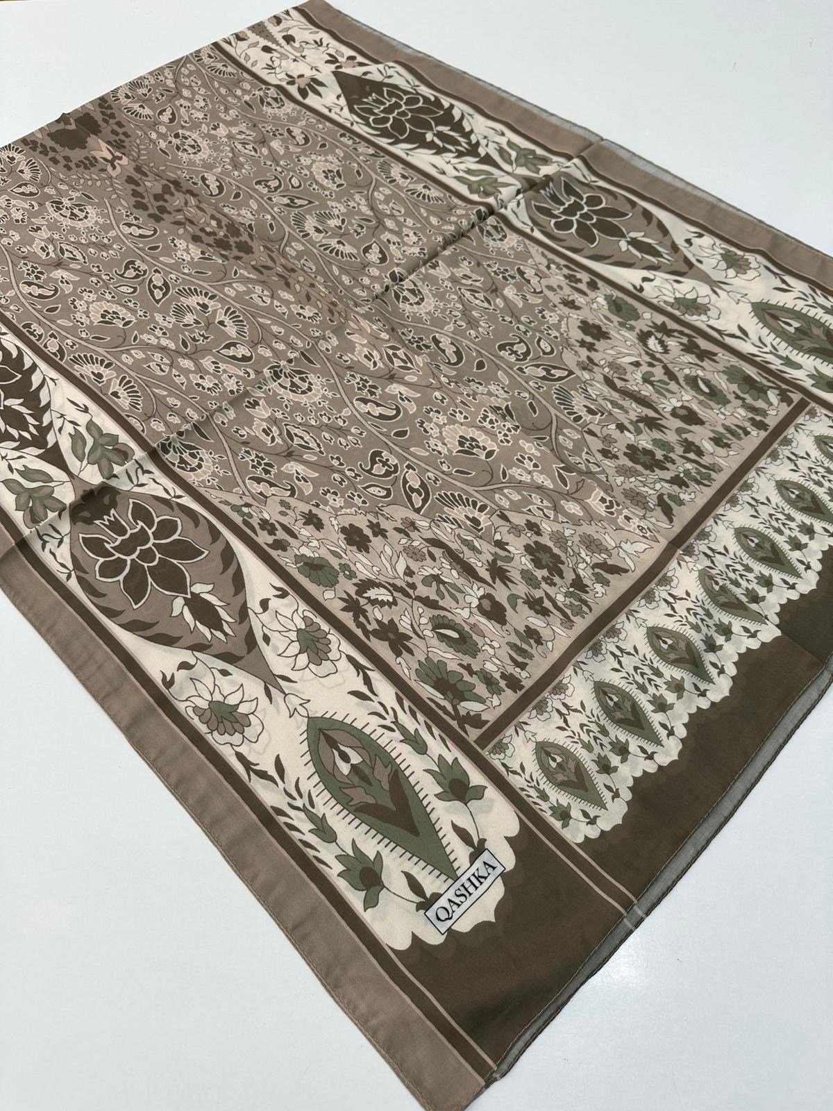 QASHKA Soft Pamuklu Şal Etro Desen LBD1520