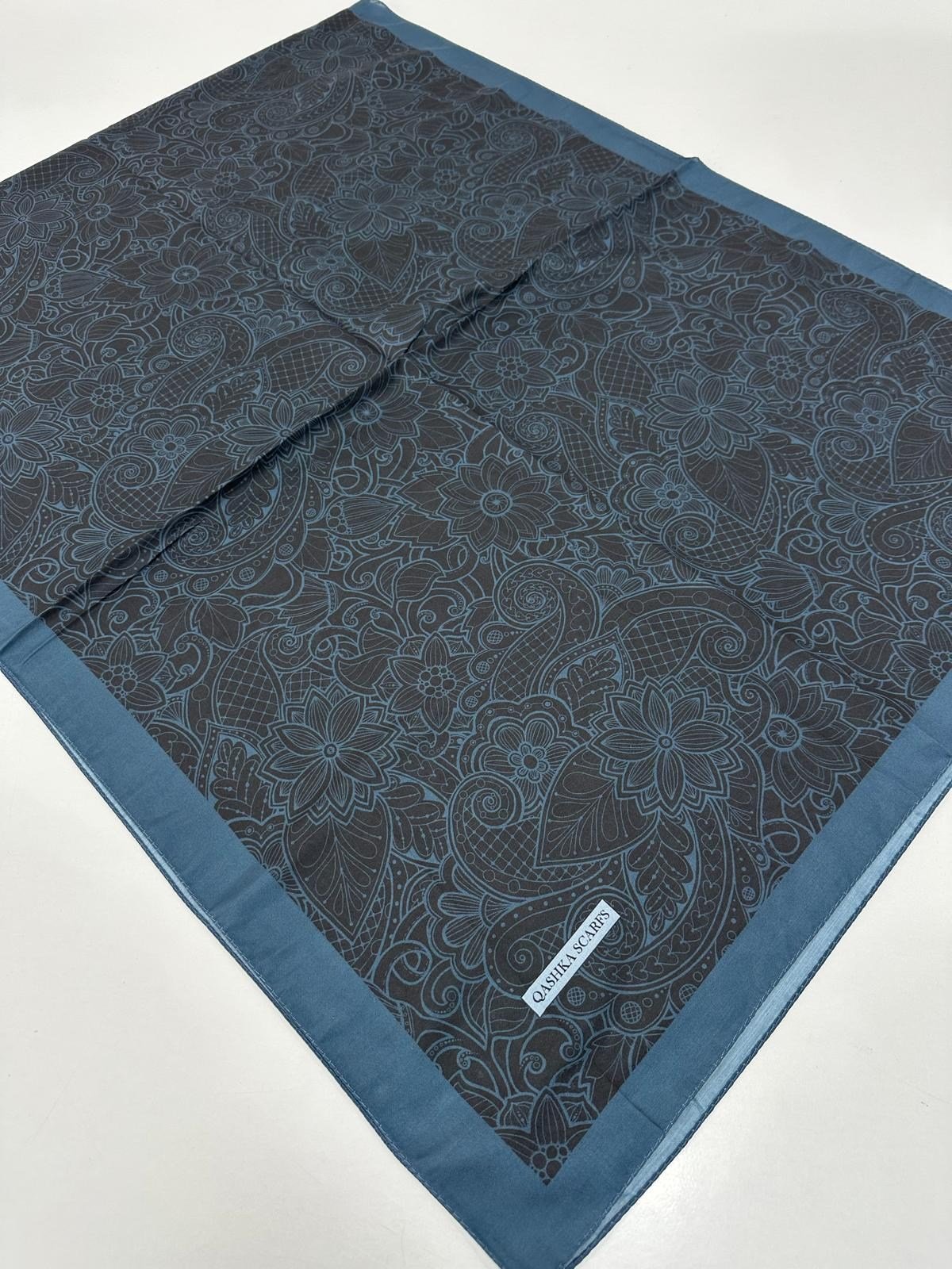 QASHKA Soft Pamuklu Şal Etro Desen LBD1109