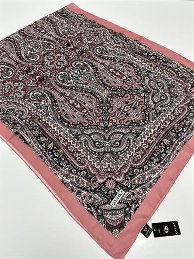 QASHKA Soft Pamuklu Şal Etro Desen LBD0908