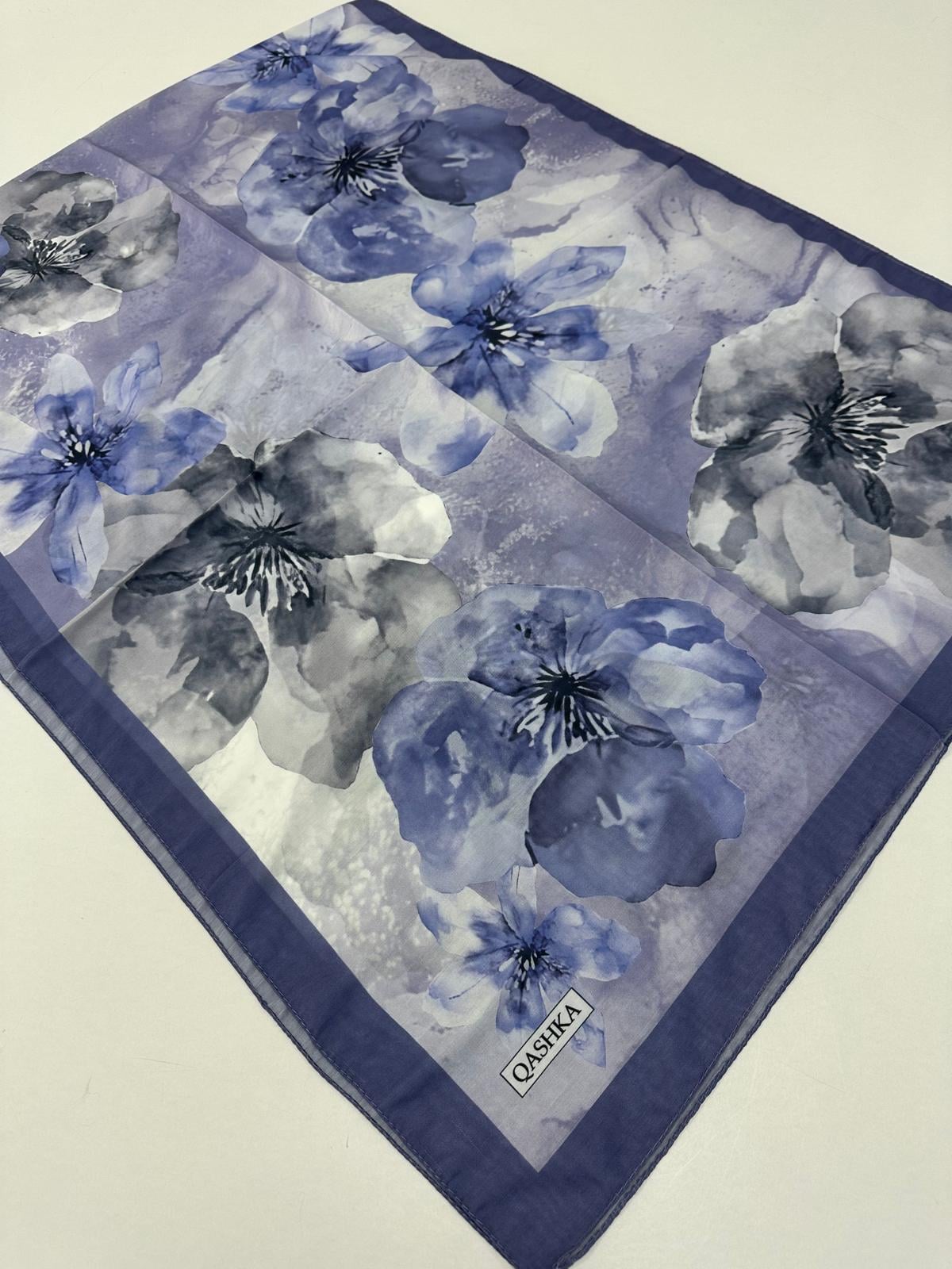 QASHKA Soft Pamuklu Şal Etro Desen LBD1615