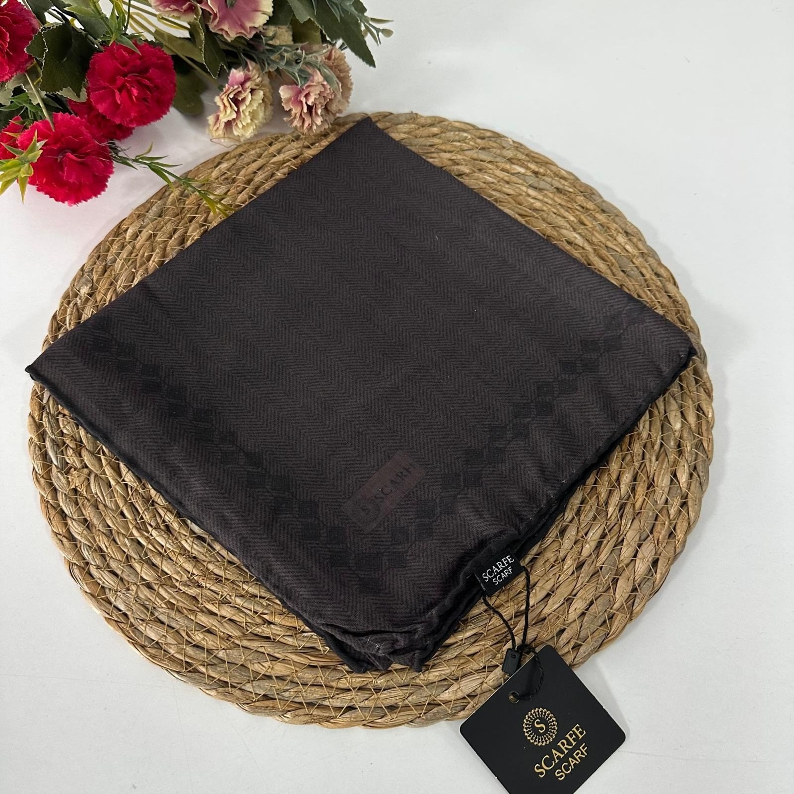 Scarfe Soft Eşarp Koyu Kahve LDV6214