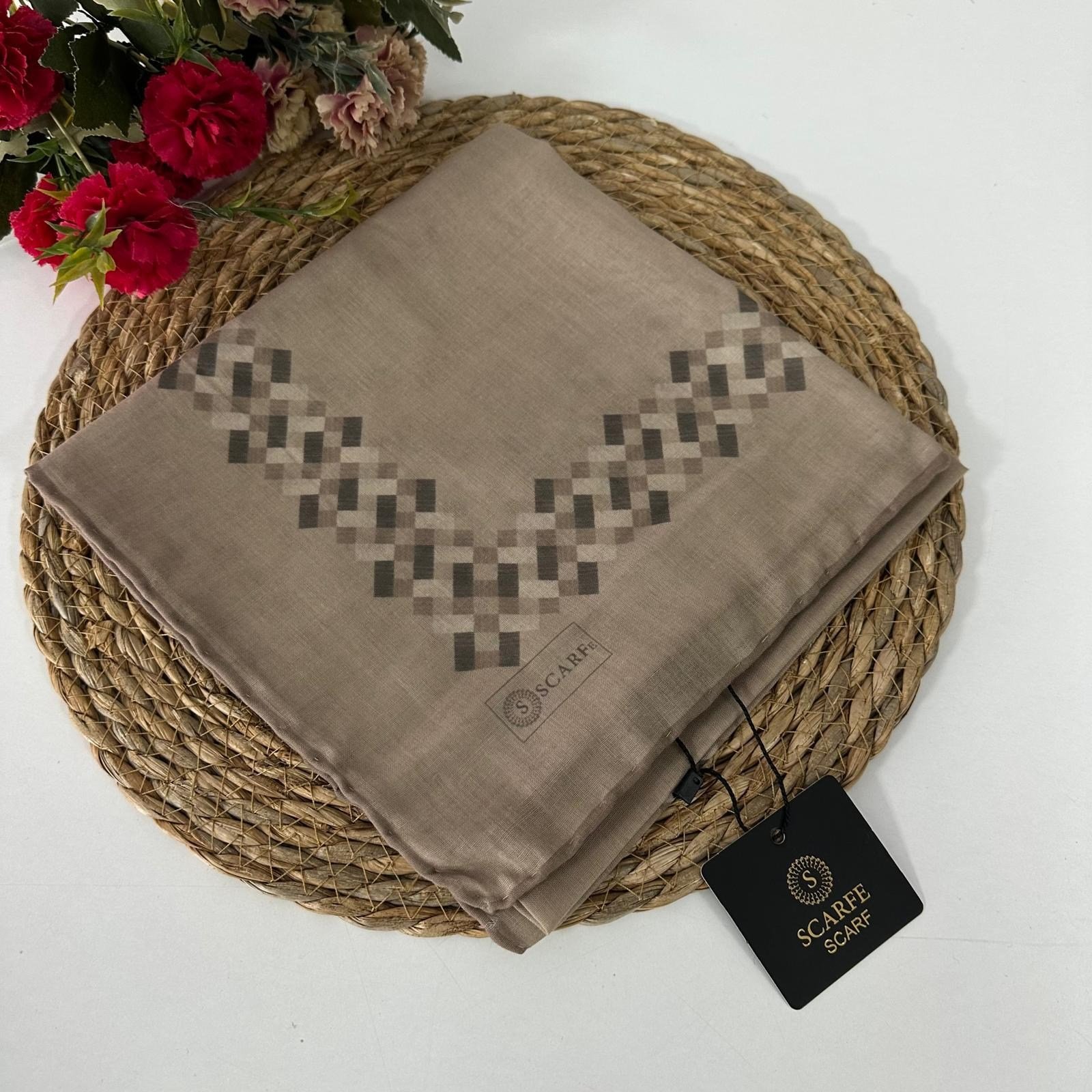 Scarfe Soft Eşarp Koyu Vizon LDV6103