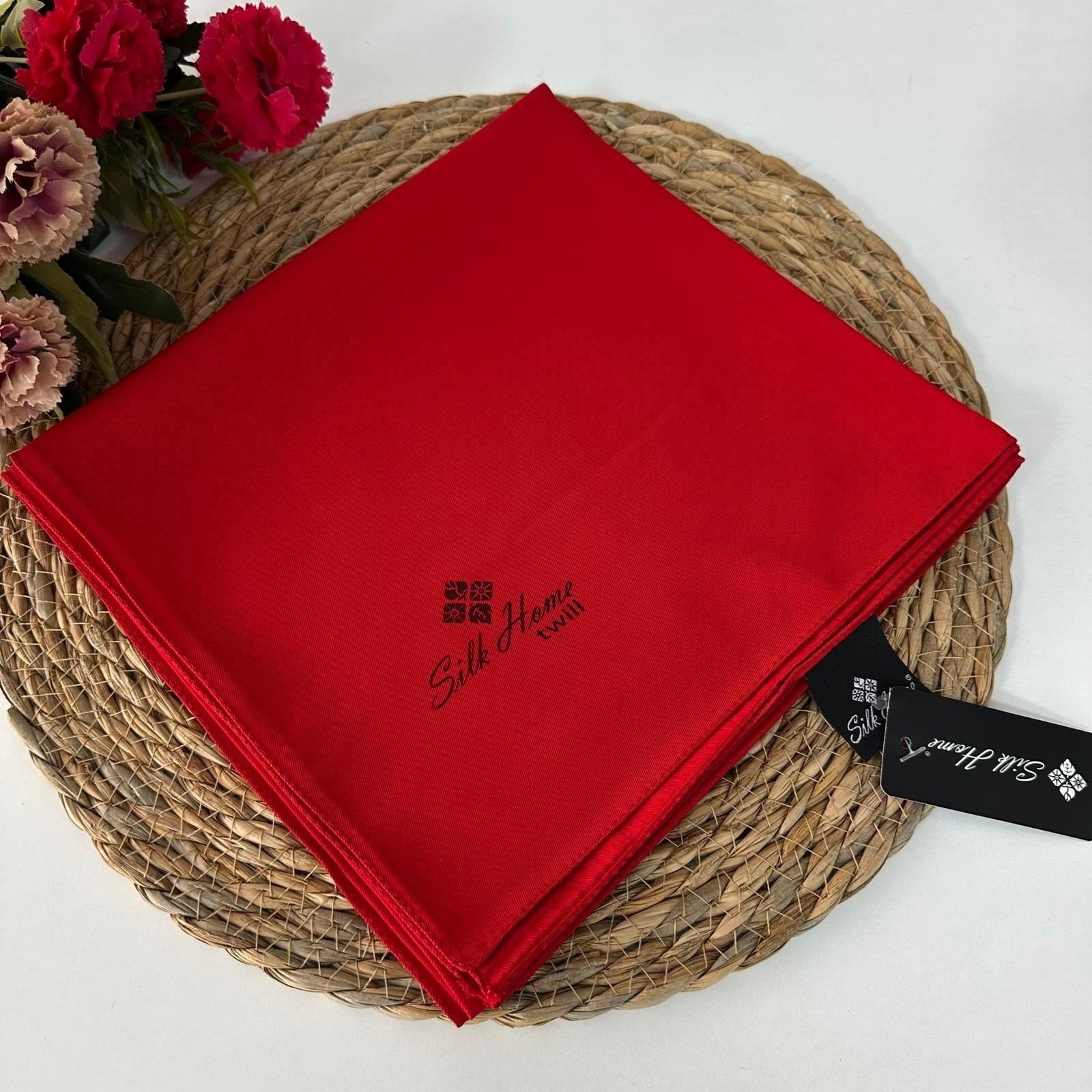 Silk Home Düz Renk Twill Eşarp Kırmızı LTH0218