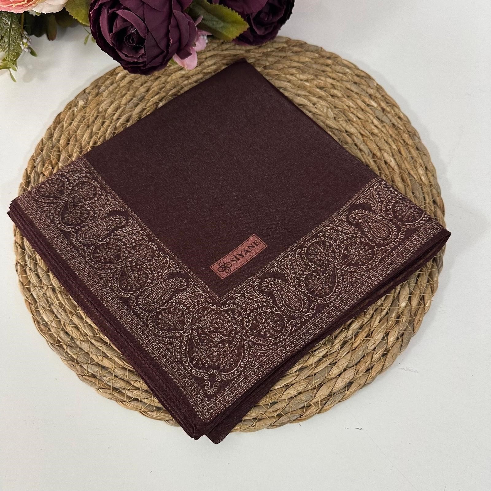 Siyane Kehribar Eşarp LTP0402