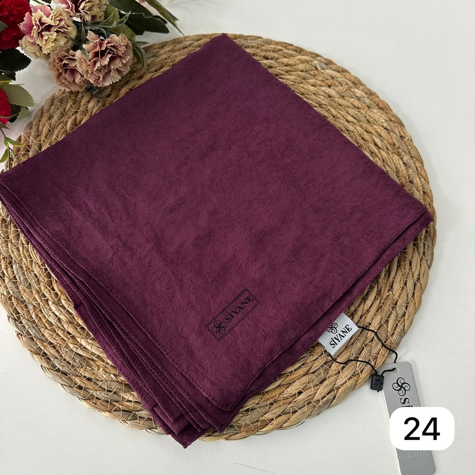 Siyane Lisa Efektli Vual Eşarp  DVS0224
