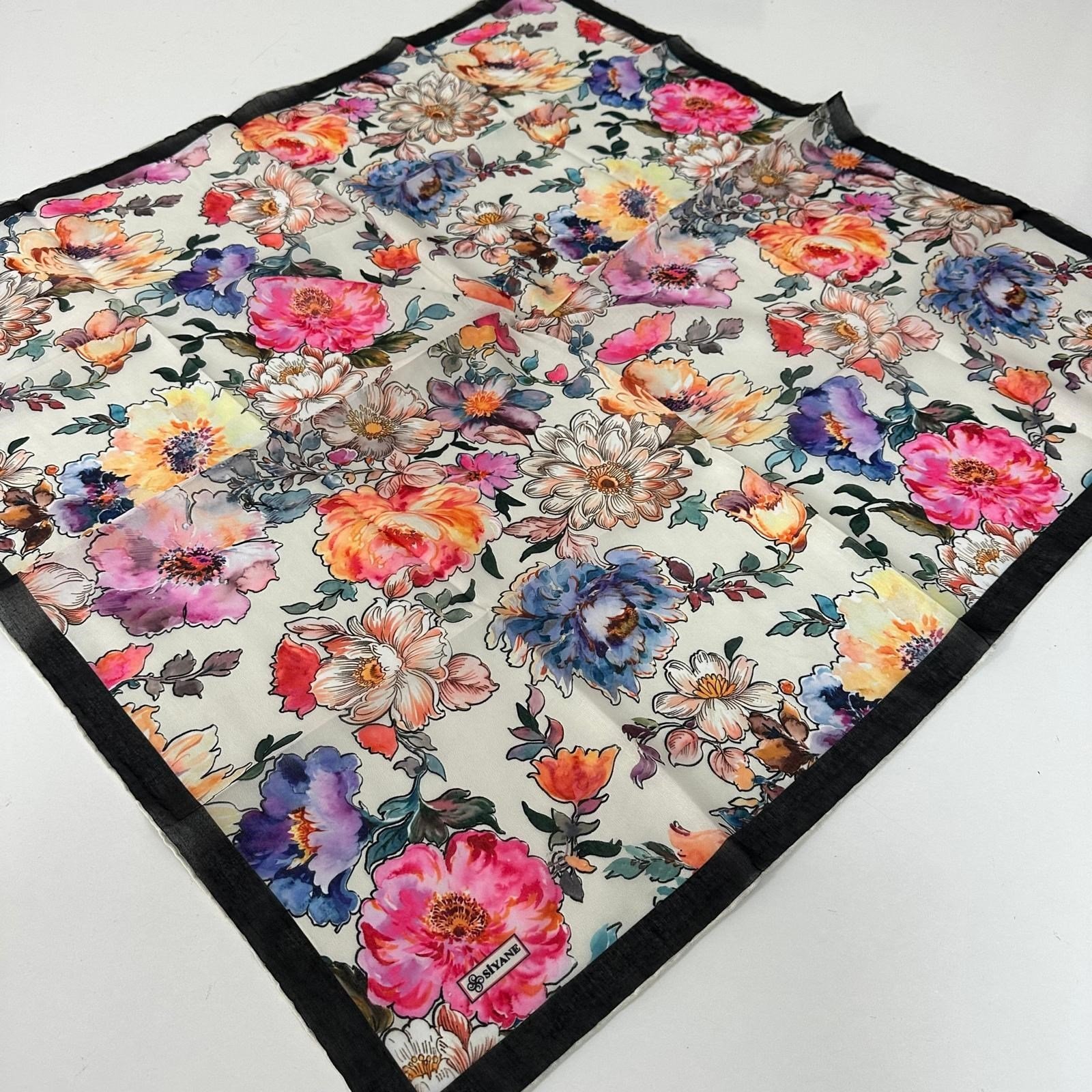 Siyane Natürel Soft Pamuklu Eşarp LRC1605