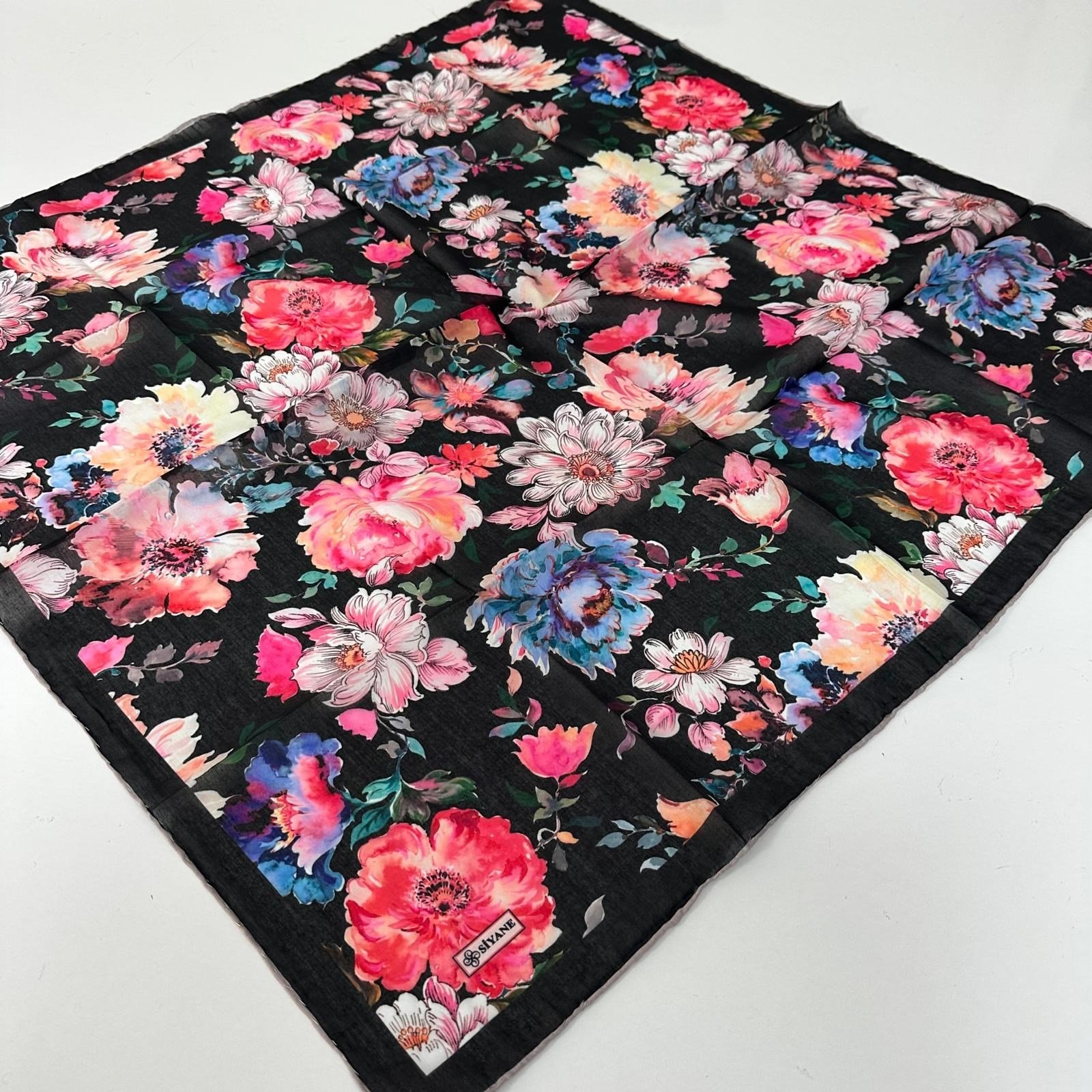 Siyane Natürel Soft Pamuklu Eşarp LRC1613