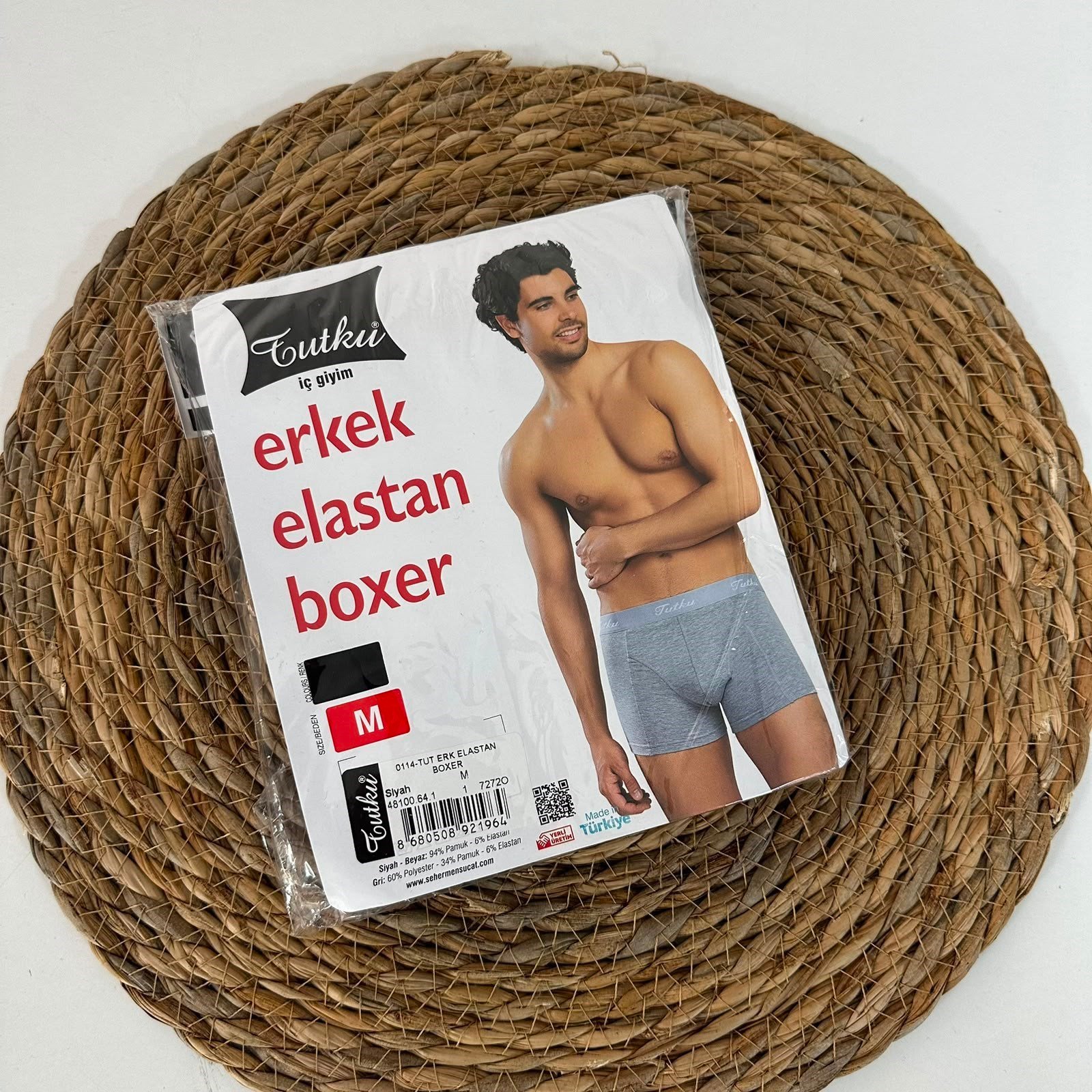 Tutku Elestan Boxer Siyah ALT0401