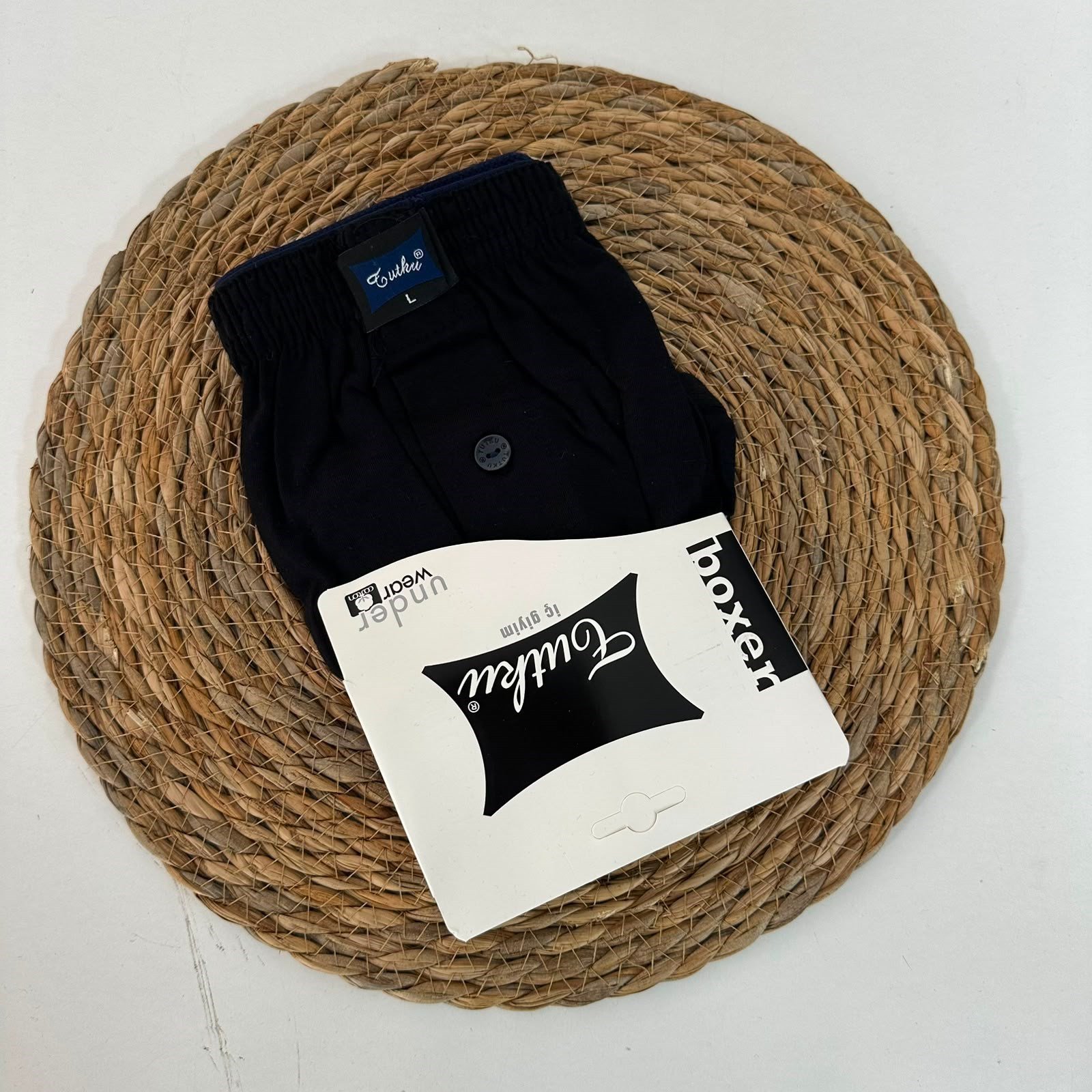 Tutku Penye Düz Boxer Siyah ALT0502
