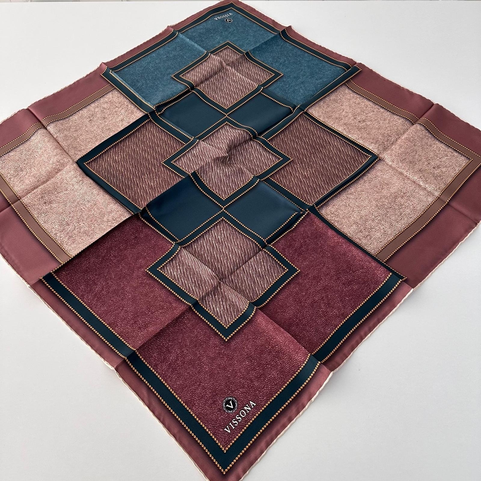 Vissona Twill İpek Eşarp IPK3707