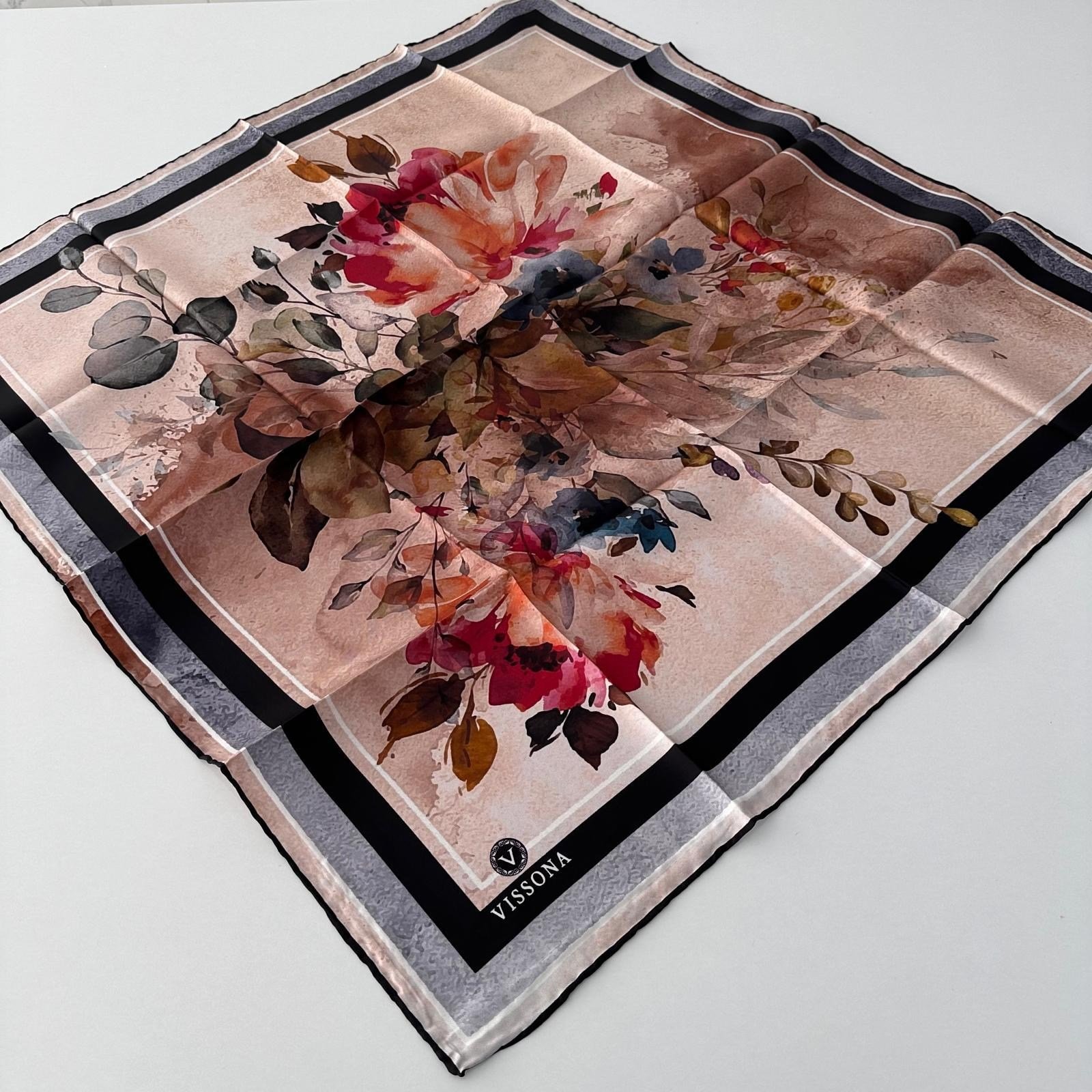 Vissona Twill İpek Eşarp IPK4602