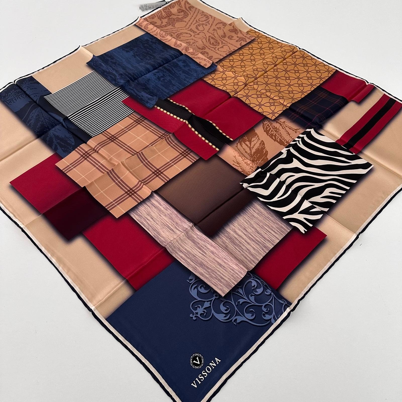 Vissona Twill İpek Eşarp IPK4901