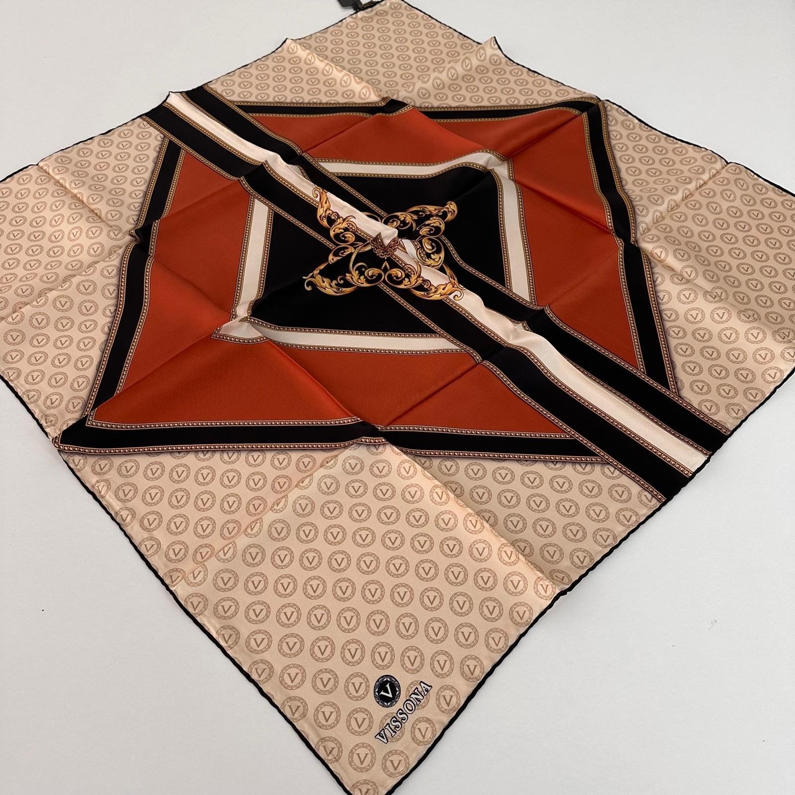 Vissona Twill İpek Eşarp IPK5904