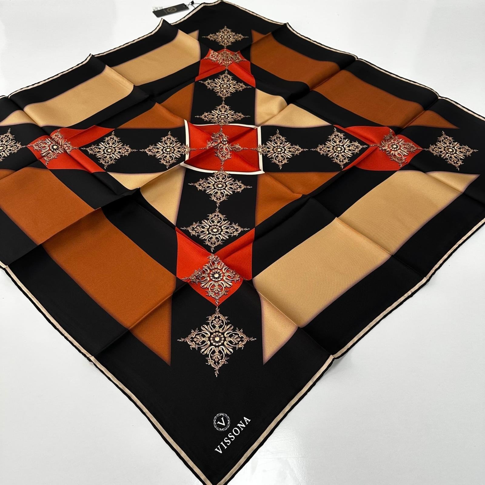 Vissona Twill İpek Eşarp IPK6003