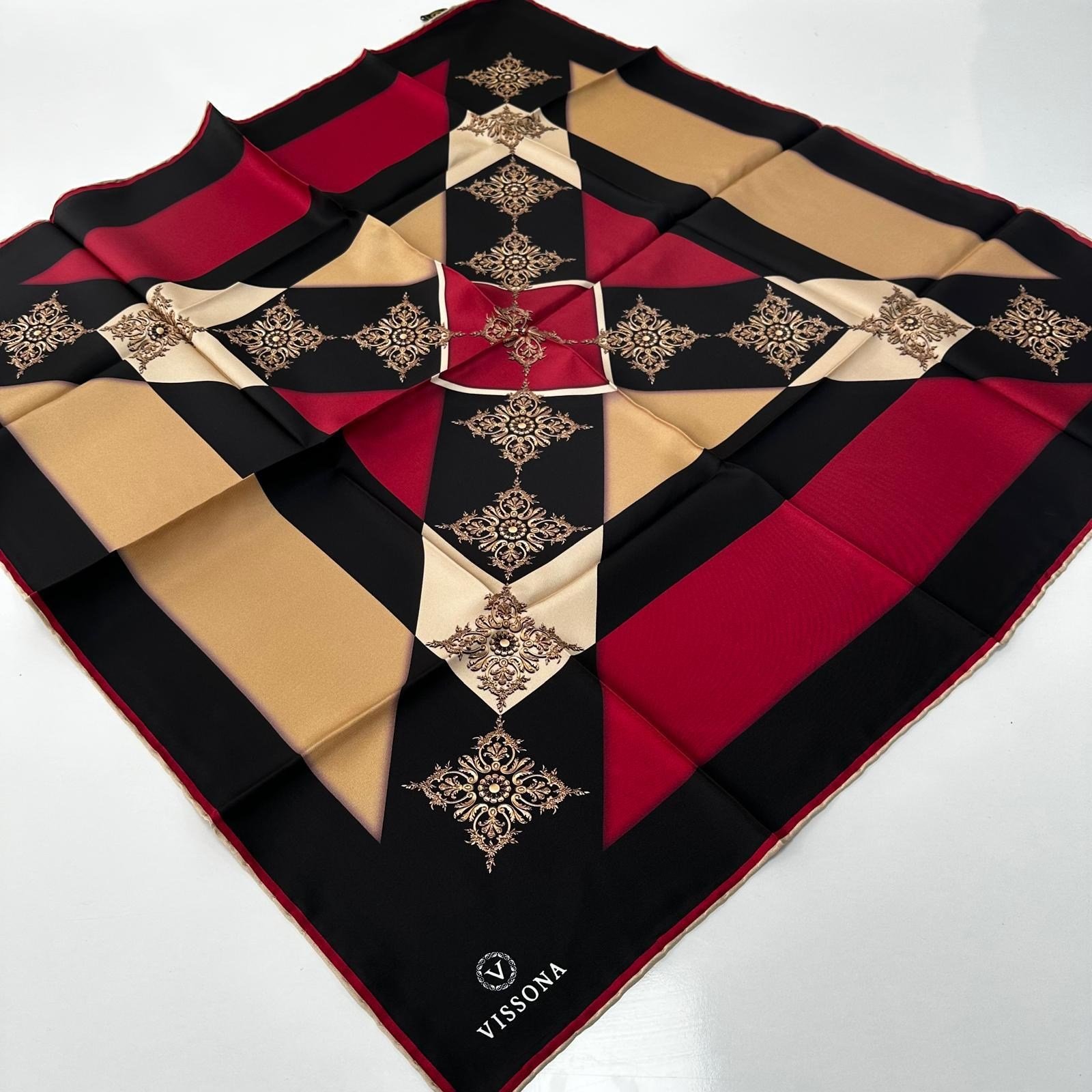 Vissona Twill İpek Eşarp IPK6004