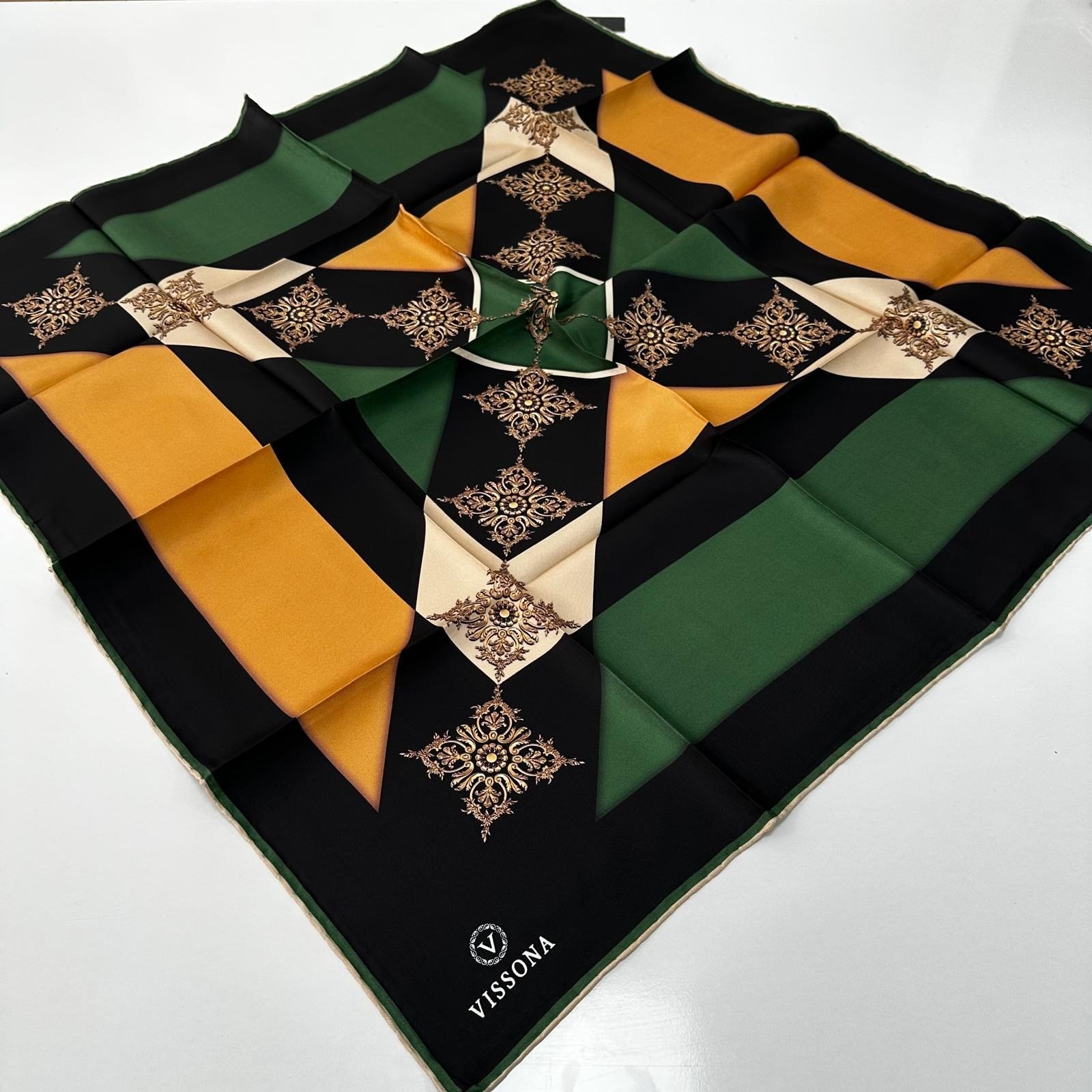 Vissona Twill İpek Eşarp IPK6006