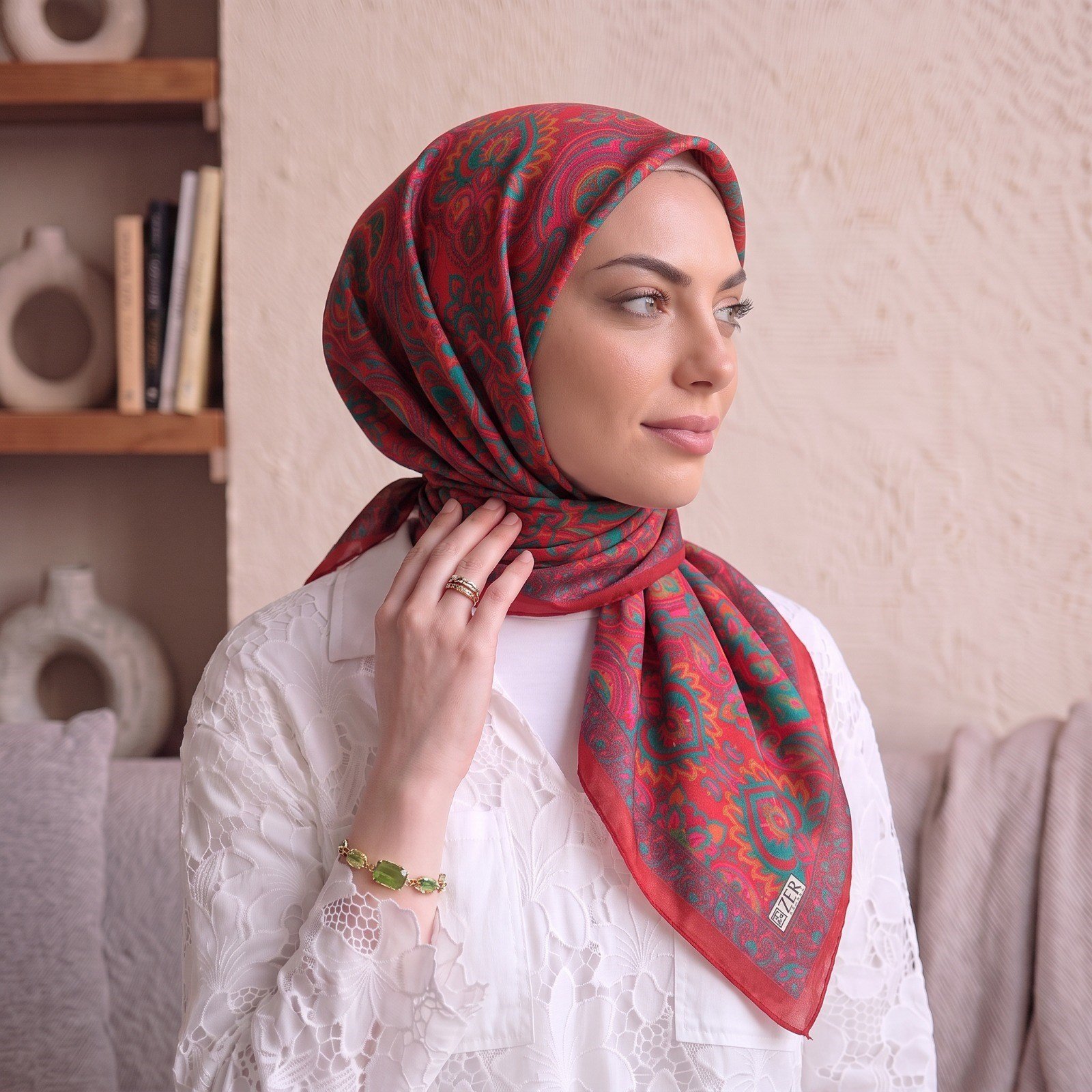 Zer Organik Pamuk Soft Eşarp LDD5912