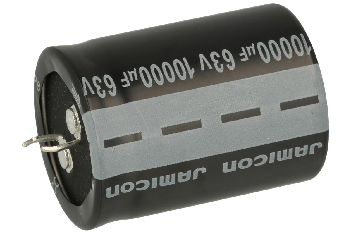 10000uF 63V Alüminyum Elektrolitik Kondansatör, Radial (Radyal) 10mm, 30x50mm, ±20%, 2000 Saat @ 85°C, Snap-In, Dökme (Bulk), Chang