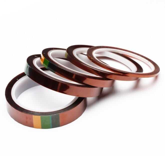 10mm x 30m Kapton Bant, Yüksek Sıcaklık Dayanımlı İzolasyon Bandı
