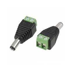 5.5x2.1mm DC Power Erkek Plug Jack Adaptör Konnektör Plug