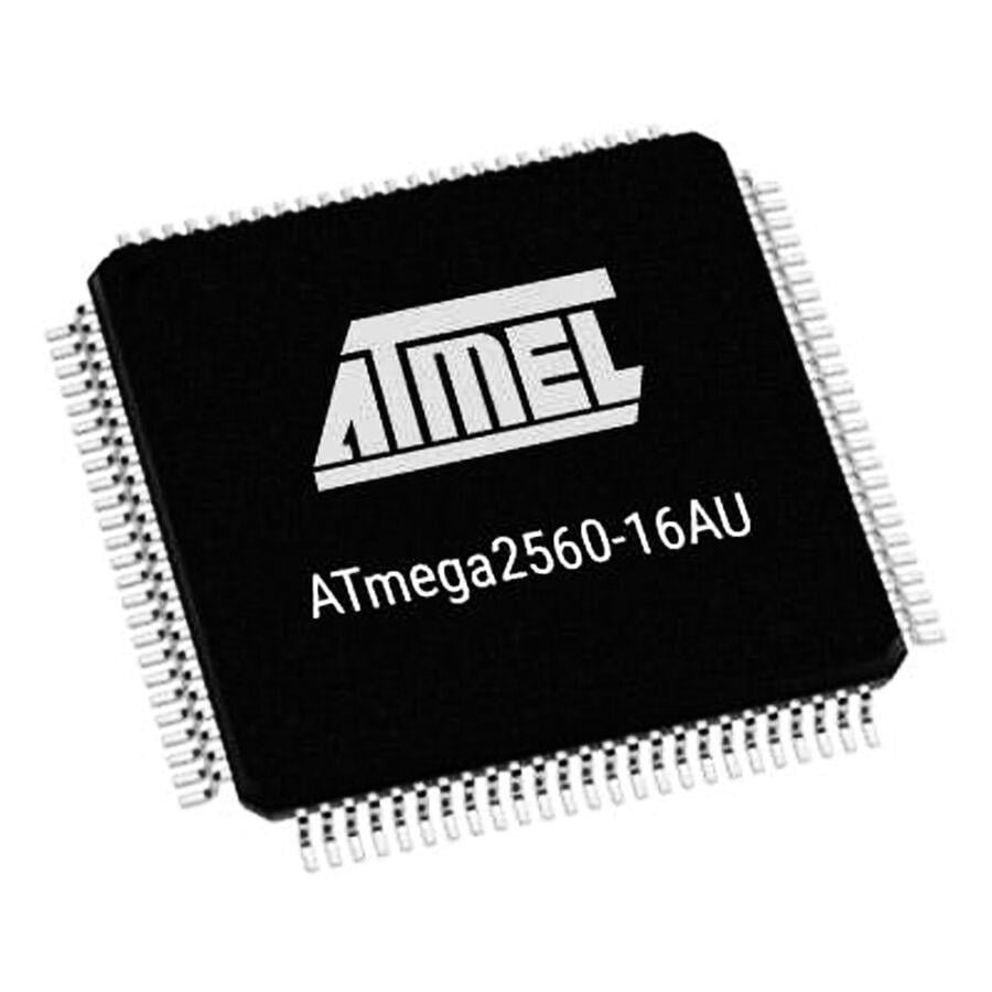 ATMEGA2560-16AU, Microcontroller (Mikrodenetleyici), 8-Bit, 16MHz, Entegre, TQFP-100, SMD, Tepsi (Tray), Microchip