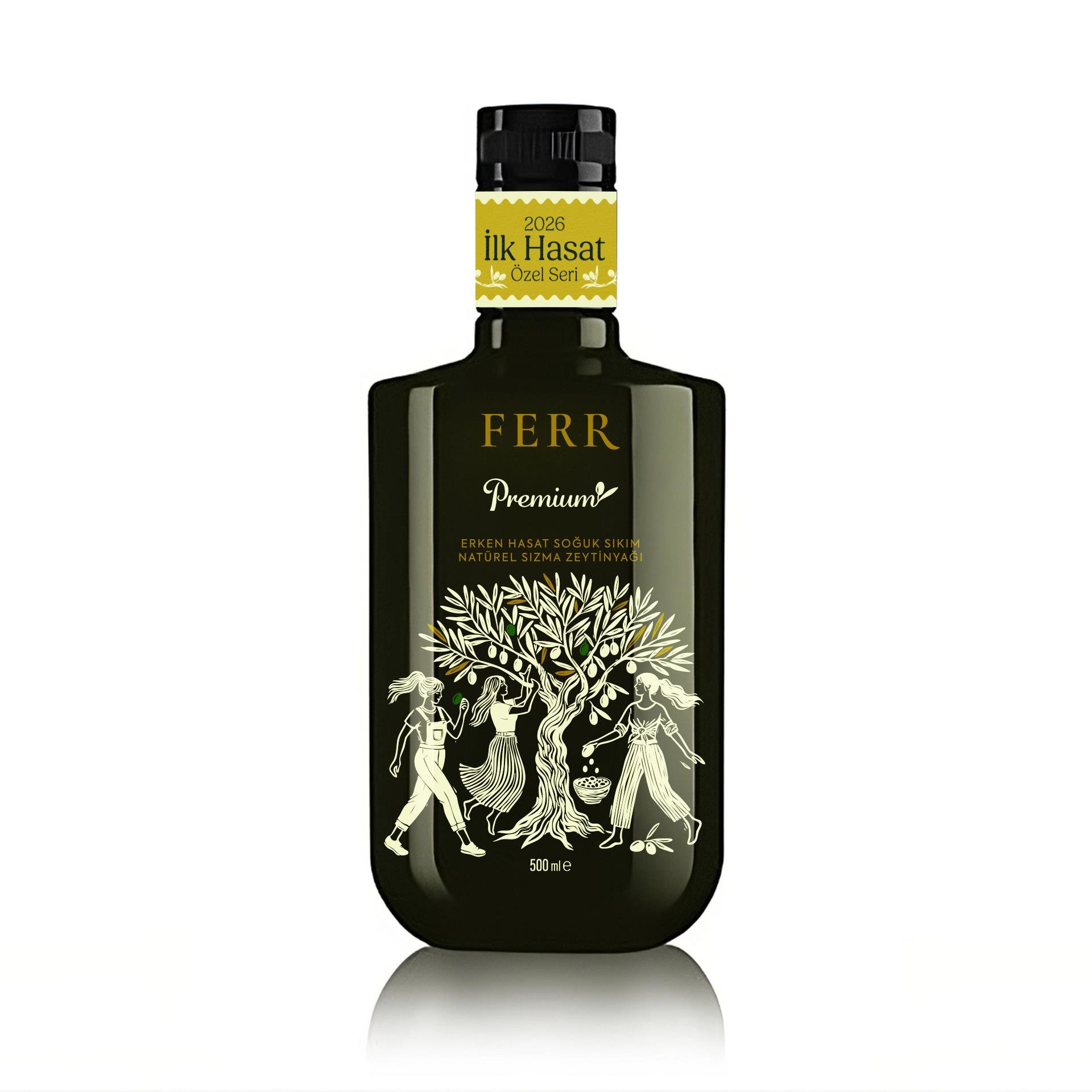 FERR Premium 2026 İlk Hasat Natürel Sızma Zeytinyağı 500ml