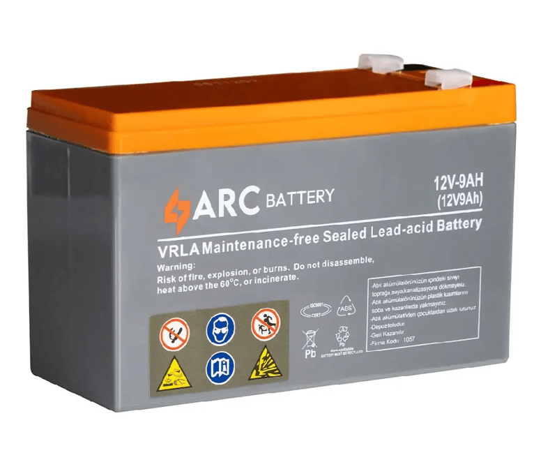 ARC 12 VOLT 9 AMPER AKÜ