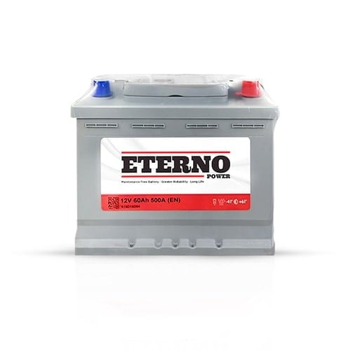 ETERNO 12 VOLT 60 AMPER AKÜ