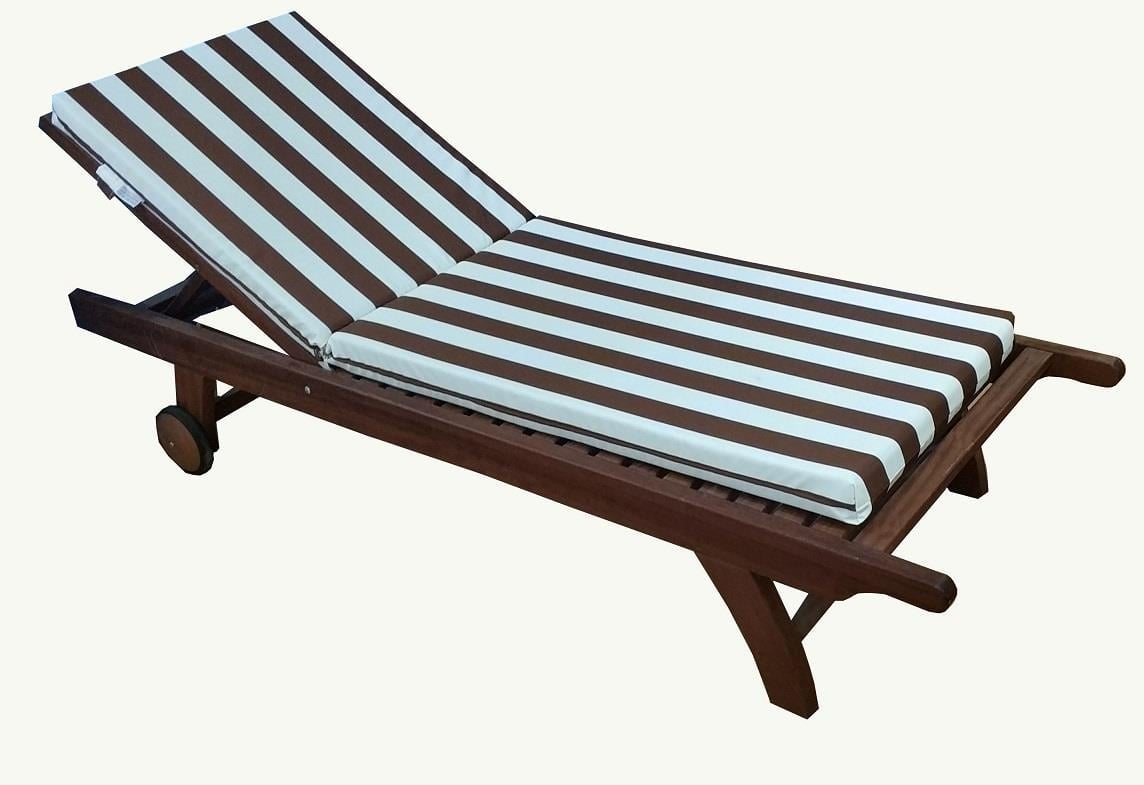 Akrilik Çizgili Şezlong Minderi 10 cm.