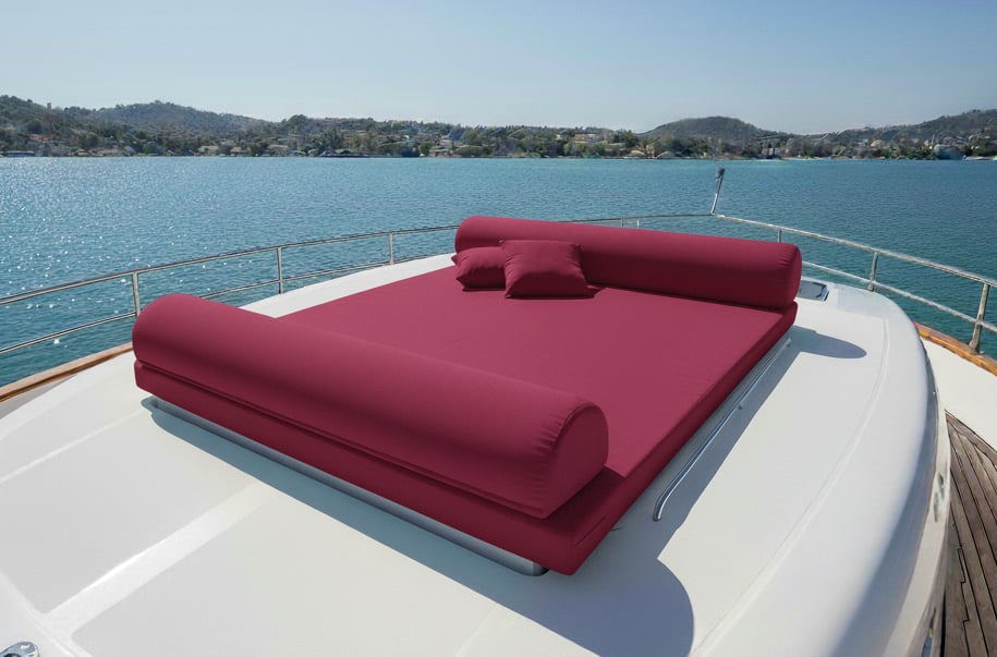 Bordo Akrilik Outdoor Kumaş