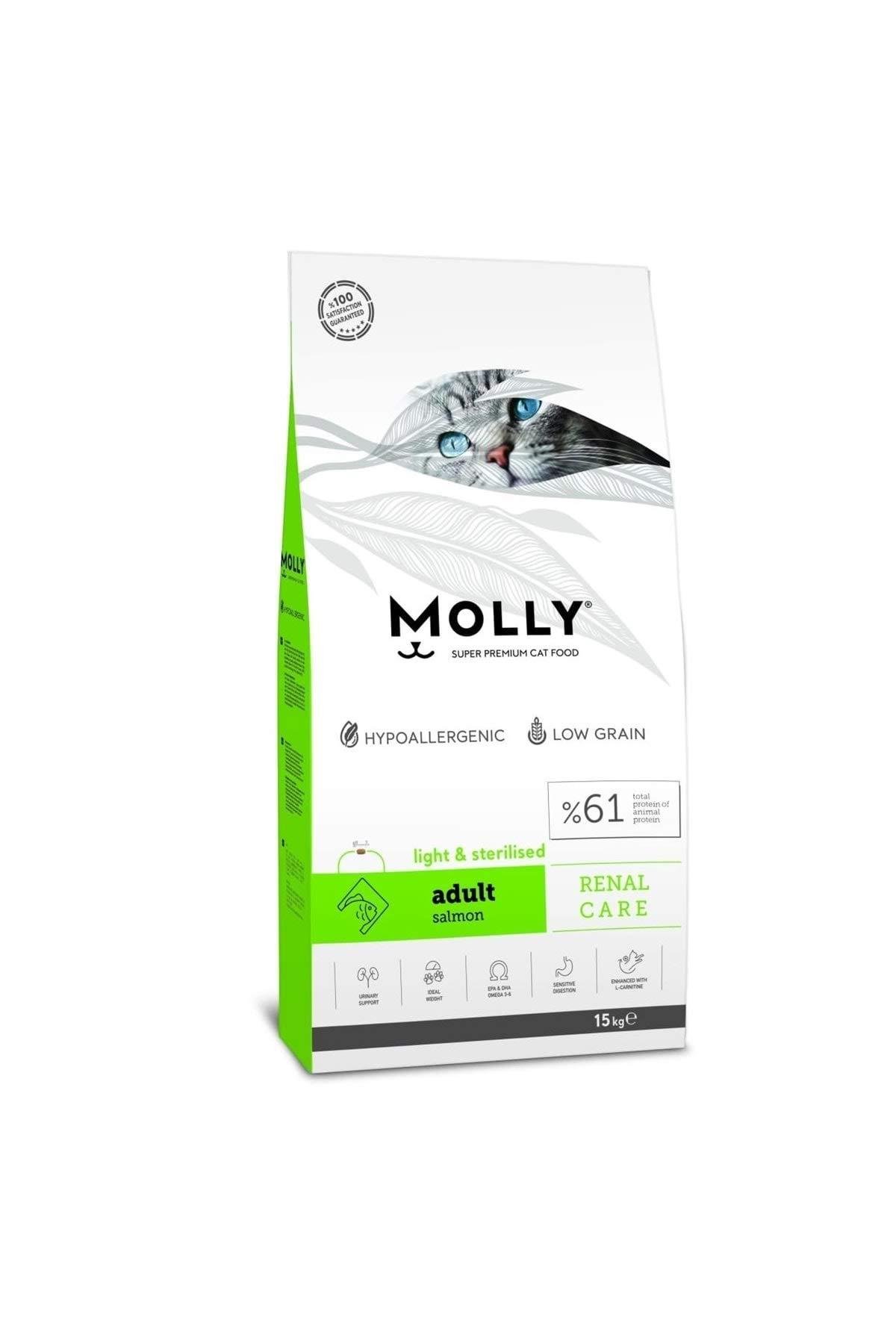Molly Steril Somonlu Kedi Maması 15Kg