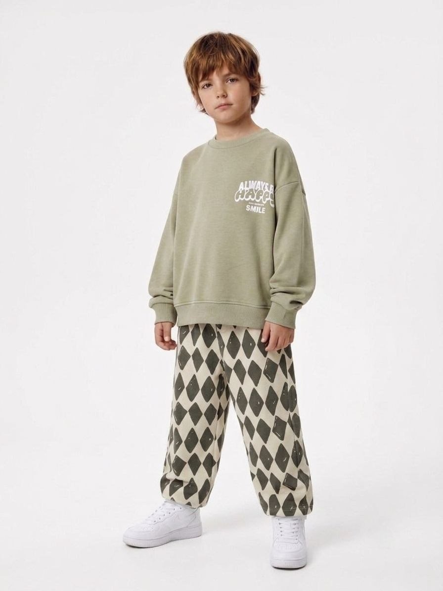 Always Smile Unisex Eşofman Takım - Yeşil