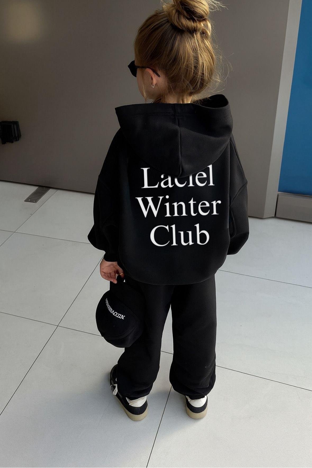 La'ciel Paris Kapişonlu Basic Takım - Siyah