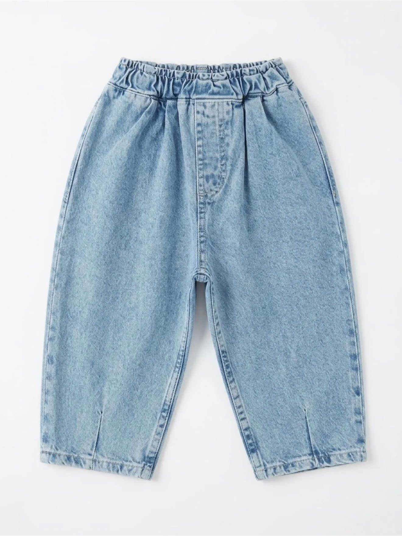 La'ciel Paris Unisex Denim Balon Pantolon - Mavi