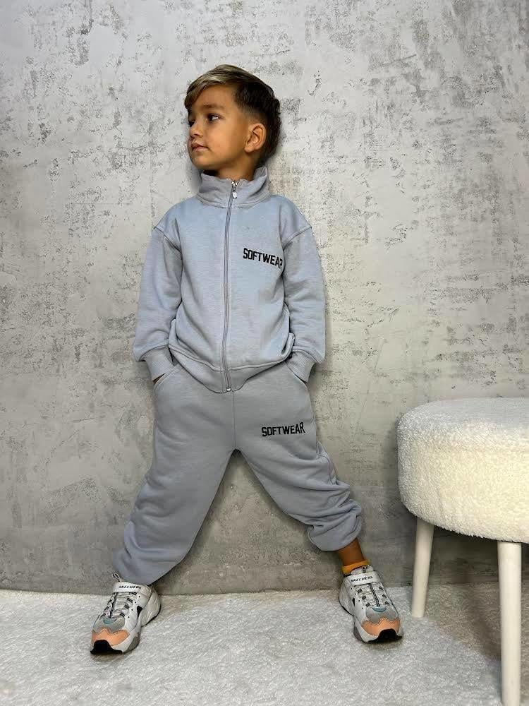 Logolu Unisex İkili Takım - Üç İplik