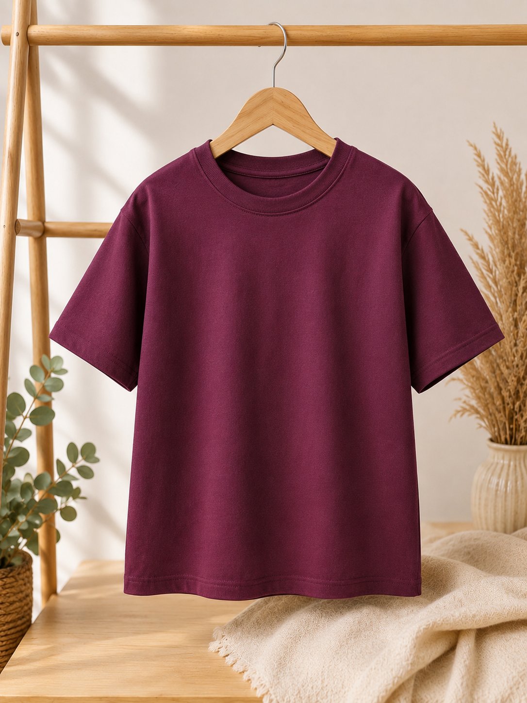 Unisex Basic Tshirt - Mor