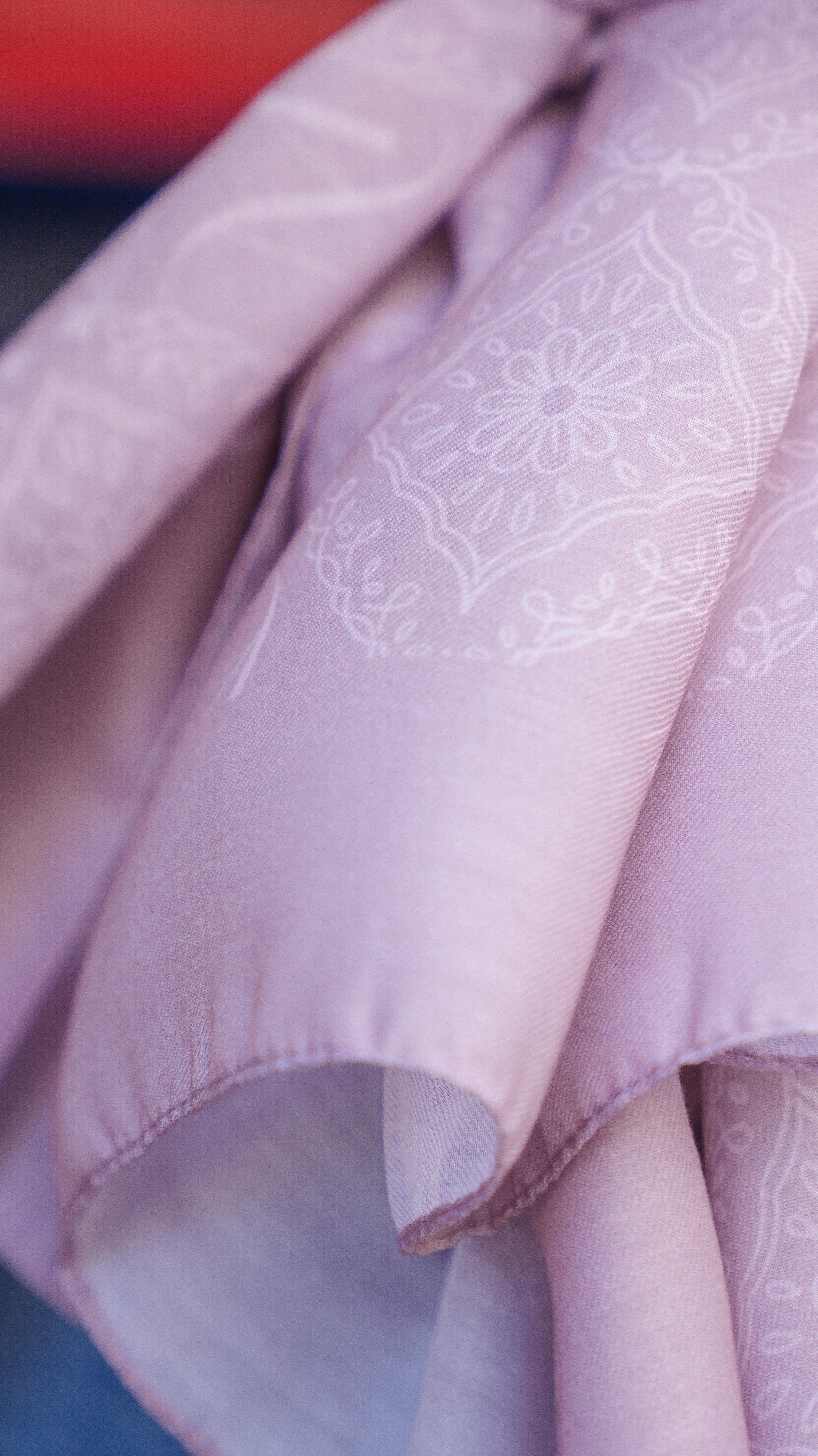 Melora Desen Soft Şal Pastel Pembe