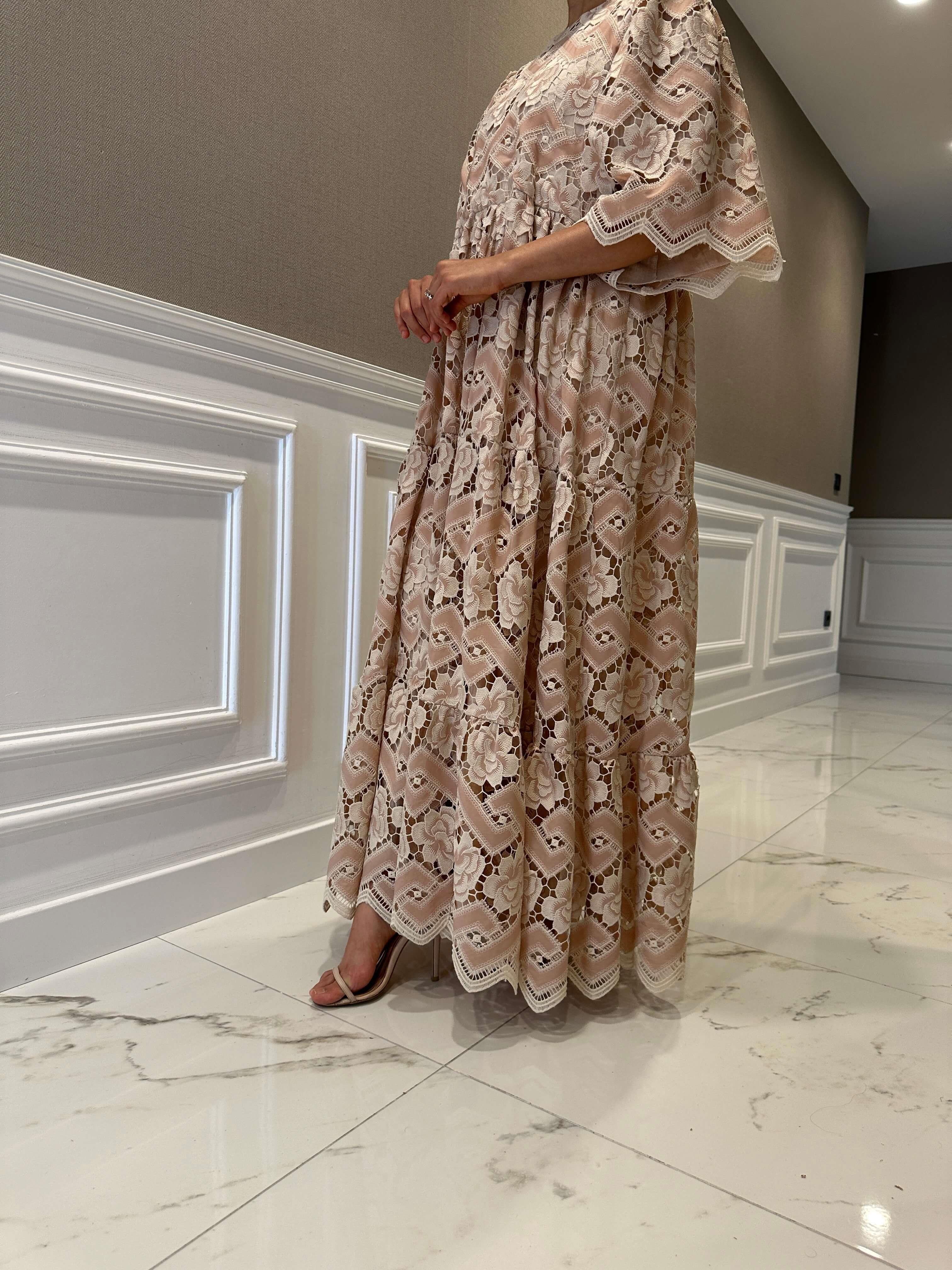 LAURA ROSE ELBİSE (KISA KOL)