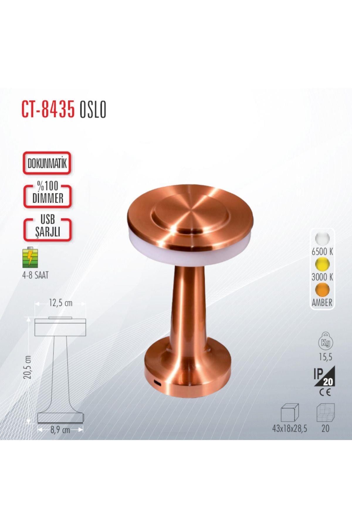 CT-8435 ŞARJLI MASA LAMBASI