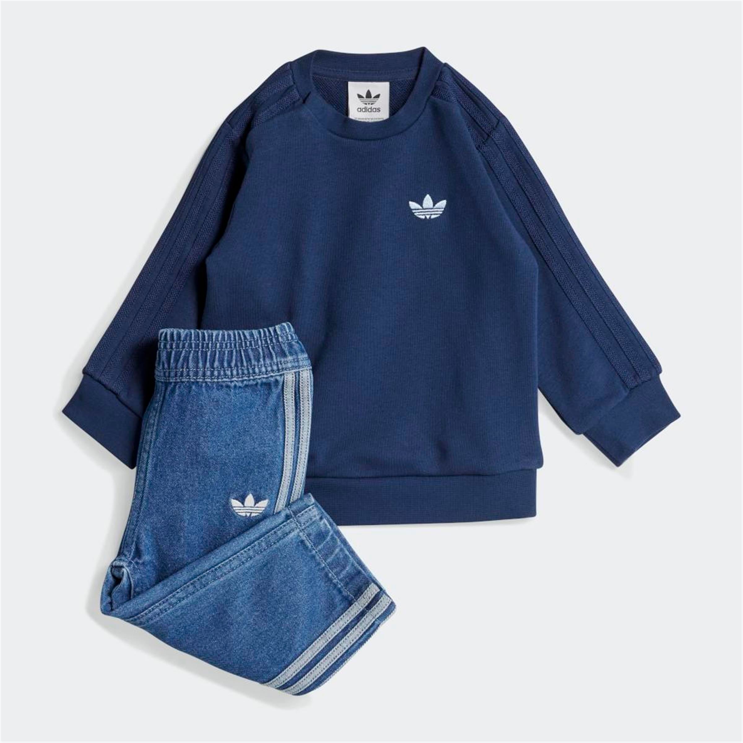 DENIM CREW SET