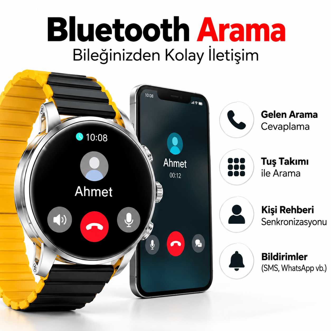 Kieslect Kr2 Stainless Steel Akıllı Saat