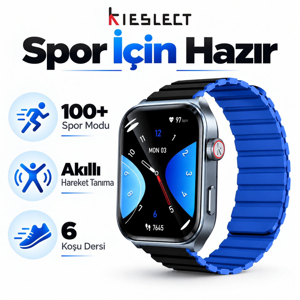 Kieslect Ks2 Midnight Blue Akıllı Saat