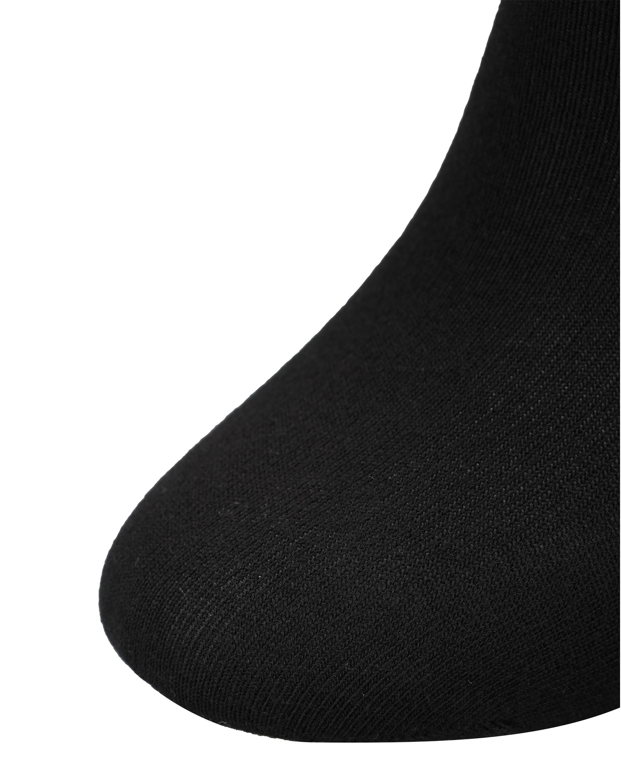  Unisex Bambu Diyabetik Şeker Çorabı Siyah 