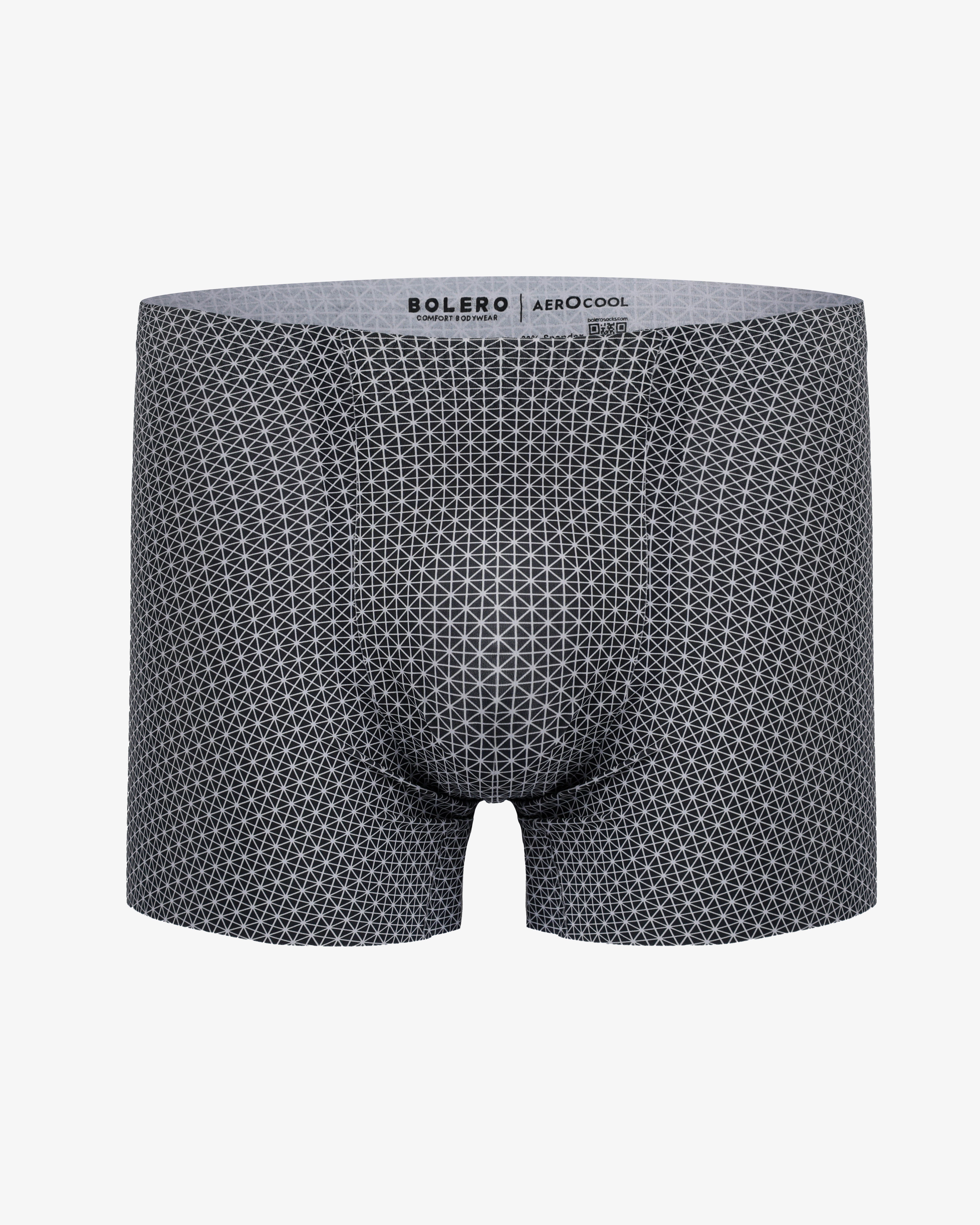 Erkek Dikişsiz Aerocool Boxer Antrasit Baskılı