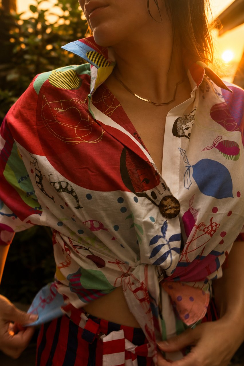 Cherry Cotton Shirt