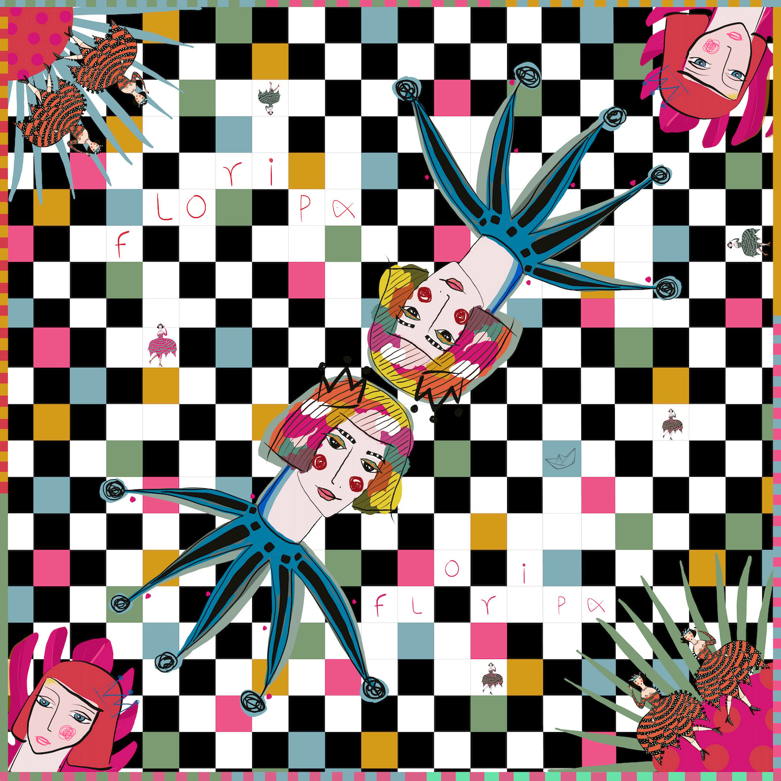 LIFE SILK SCARF