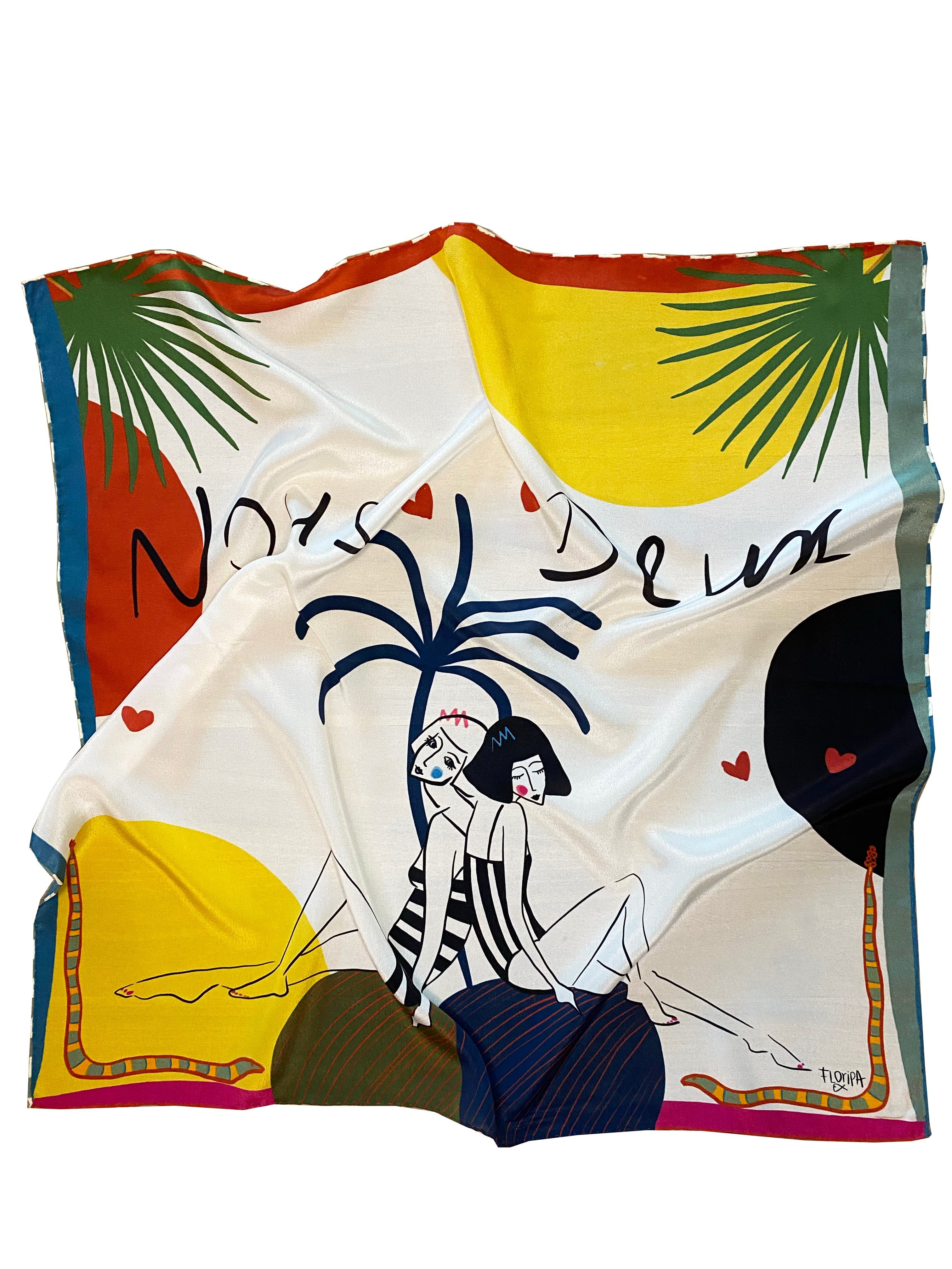 Nous Deux Silk Scarf