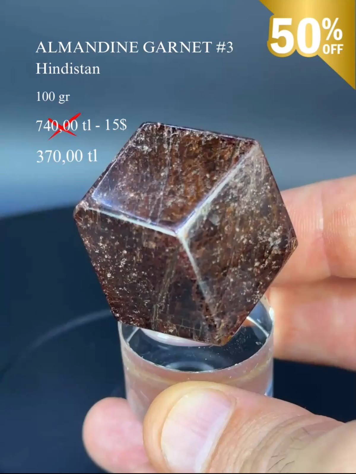 ALMANDİN GARNET 100 GR.