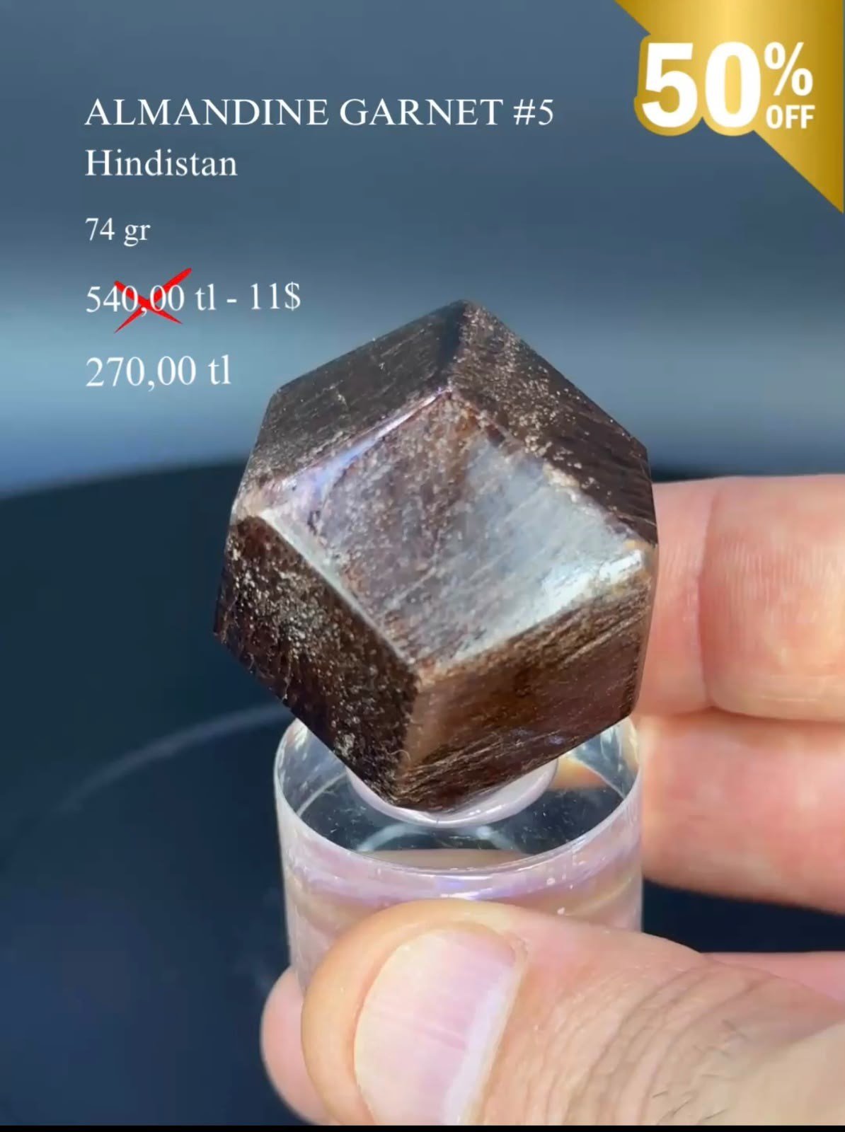 ALMANDİN GARNET 74 GR.