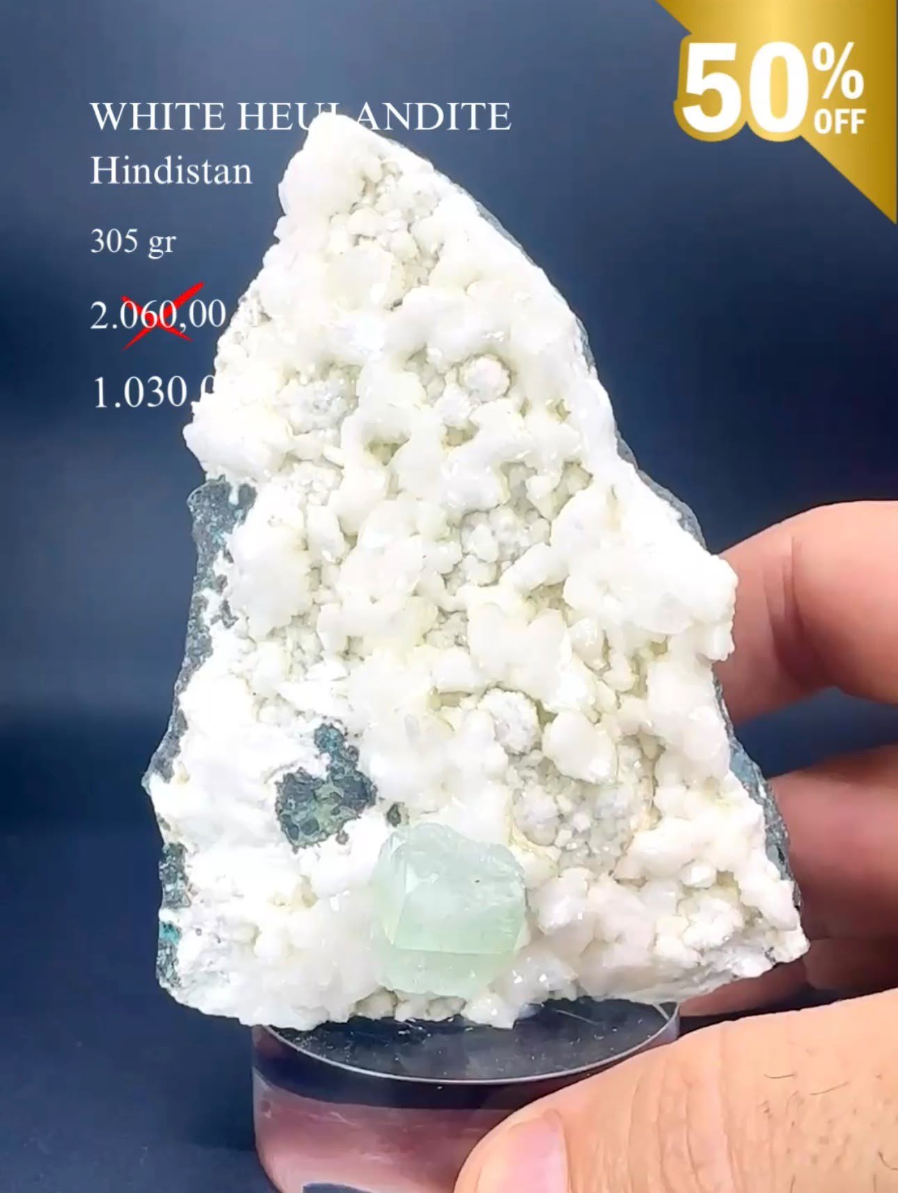 BEYAZ HEULANDİT 305 GR.